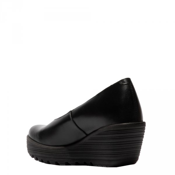 Półbuty damskie Fly London LORT 389 skórzane czarny P145389000