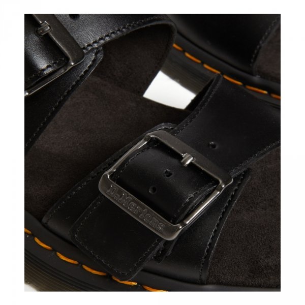 Sandały Dr. Martens Josef Slide Black Analine 31570001