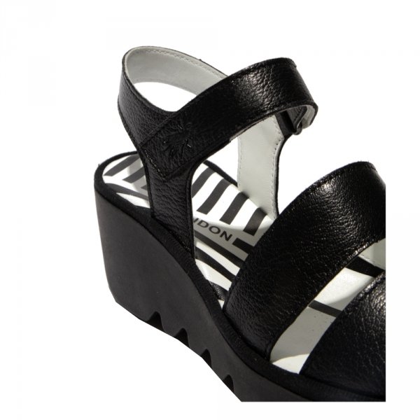 Sandały Fly London BEXY 575 Black Mousse P501575001