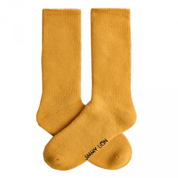 Skarpety Jimmy Lion PREMIUM WINTER WOOL Mustard Yellow