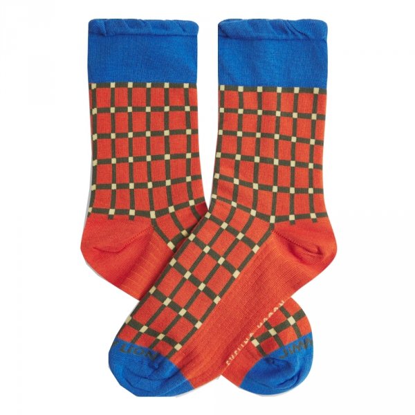 Skarpety Jimmy Lion EVELINA KROON Orange Patern