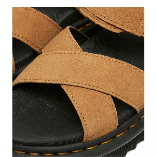 Sandały Dr. Martens VOSS II Tan VT EH Suede 40930200