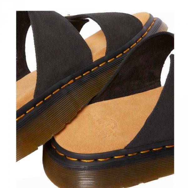 Sandały Dr. Martens JOSEF SLIDE Black EH Suede 41082001