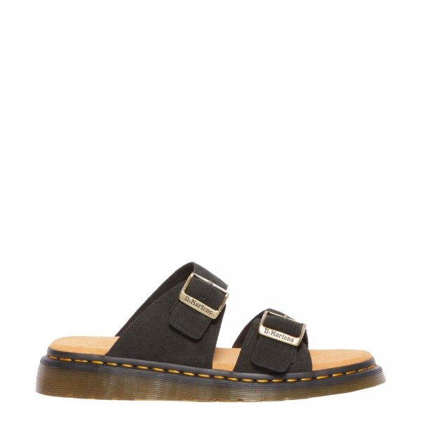 Sandały Dr. Martens JOSEF SLIDE Black EH Suede 41082001