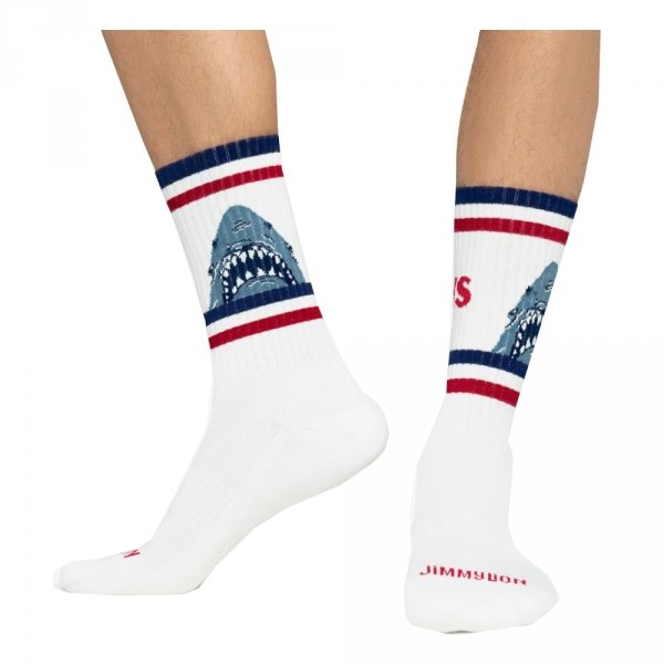 Skarpety Jimmy Lion JAWS White