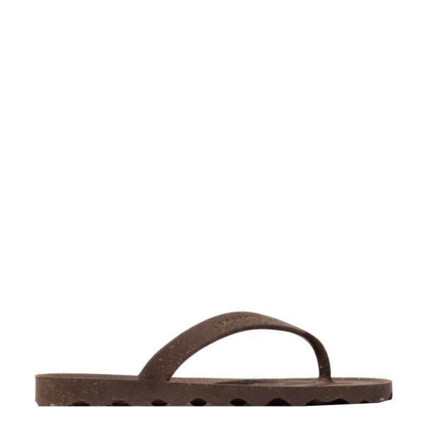 Klapki Asportuguesas EARTH M Brown Cork Rubber P018291002