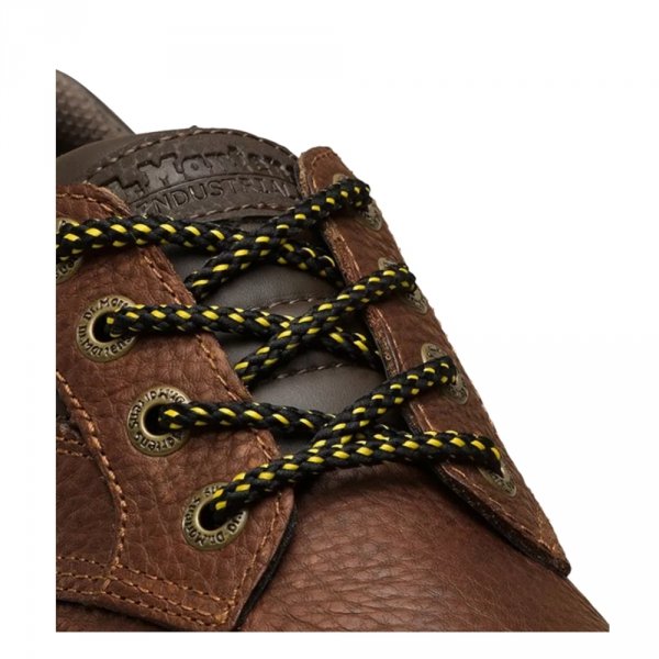 Sznurowadła Dr. Martens Czarno - Żółte Płaskie 100cm AC488001