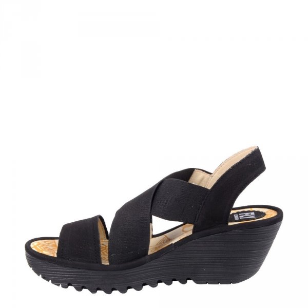 Sandały Fly London YAJI 888 Black Cupido P500888000