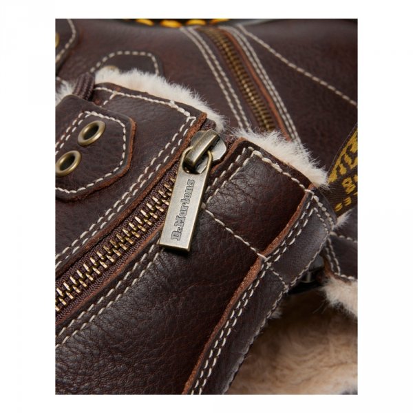 Buty Dr. Martens 1460 LTT FL 4 Tie Boot Dark Brown Grizzly 41417200