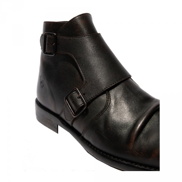 Botki Fly London WUOL 142 Black Washed P145142001
