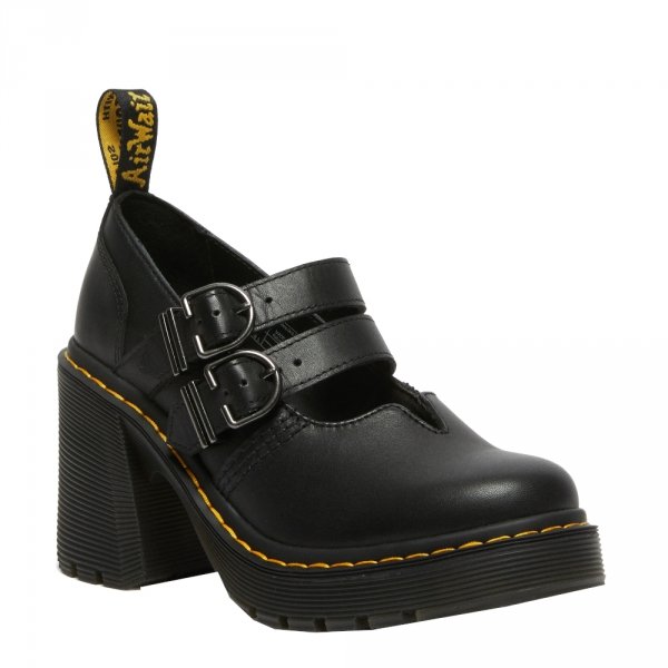 Półbuty Dr. Martens EVIEE MARY JANE Black Sendal 27371001