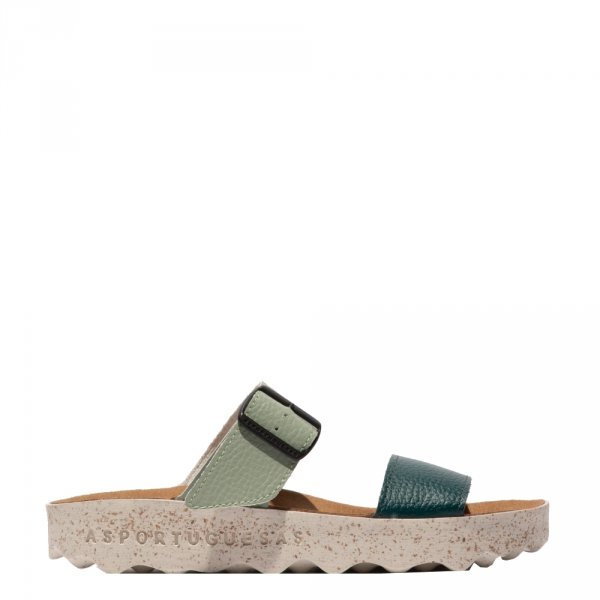 Klapki Asportuguesas COLY L Peacock Sage Eco Yannick P018225015