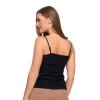 TOP DAMSKI AŻUROWY NA RAMIĄCZKACH Z GUZICZKAMI BD1600-005