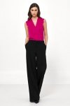 Nife Czarne spodnie loose cut - SD77