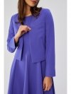 Stylove S368 Krótka marynarka bez zapięcia - fioletowa