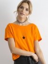 T-shirt-RV-TS-4662.26P-pomarańczowy rozmiar - XL