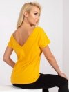 T-shirt-RV-TS-4662.86-ciemny żółty rozmiar - S