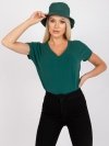 T-shirt-RV-TS-4832.35P-ciemny zielony rozmiar - M
