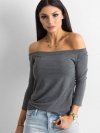 Bluzka-RV-BZ-4692.99-ciemny szary rozmiar - XL