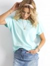 T-shirt-RV-TS-4662.27P-mietowy rozmiar - S