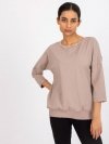 Bluzka-RV-BZ-7550.58-ciemny bezowy rozmiar - S/M