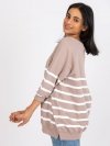 Bluzka-RV-BZ-7556.68-ciemny bezowy rozmiar - S/M