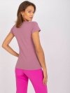 T-shirt-RV-TS-4623.67-ciemny różowy rozmiar - XS