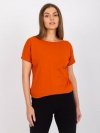 T-shirt-RV-TS-4662.39P-ciemny pomarańczowy rozmiar - M