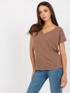 T-shirt-B-014.59-brązowy rozmiar - S
