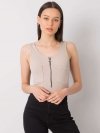 Top-DHJ-TP-13287.36P-beżowy rozmiar - ONE SIZE