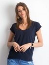 T-shirt-RV-TS-4839.10P-granatowy rozmiar - XS