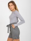 Szorty-LK-SN-506942-4.29-szaro-czarny rozmiar - 40