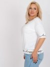 Bluzka-RV-BZ-7648.80P-ecru rozmiar - ONE SIZE