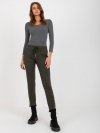 Spodnie dresowe-RV-DR-8380.25P-khaki rozmiar - S/M