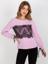 Bluzka-LK-BZ-506877.15X-jasny fioletowy rozmiar - 38