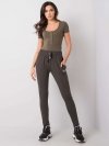 Spodnie dresowe-RV-DR-5773.18X-ciemny khaki rozmiar - S