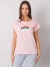 T-shirt-FA-TS-7137.29P-jasny różowy rozmiar - ONE SIZE