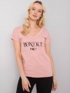 T-shirt-FA-TS-7161.32P-jasny różowy rozmiar - ONE SIZE
