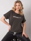Bluzka-RV-BZ-6578.15P-ciemny khaki rozmiar - ONE SIZE