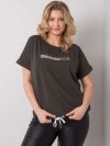 Bluzka-RV-BZ-6578.15P-ciemny khaki rozmiar - ONE SIZE