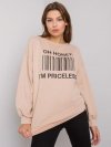 Bluza-EM-BL-536/1U.84P-beżowy rozmiar - ONE SIZE