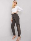 Spodnie dresowe-RV-DR-6896.48P-ciemny khaki rozmiar - XL