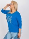 Bluzka-RV-BZ-0231.35X-ciemny niebieski rozmiar - ONE SIZE