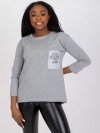 Bluzka-EM-BZ-N612.64P-szary rozmiar - S/M