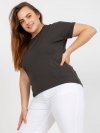 T-shirt-RV-TS-7774.16P-ciemny khaki rozmiar - ONE SIZE