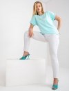 T-shirt-RV-TS-7776.02P-mietowy rozmiar - ONE SIZE