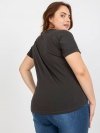 T-shirt-RV-TS-7776.02P-ciemny khaki rozmiar - ONE SIZE