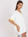 Bluzka-FA-BZ-7766.81P-biało-żółty rozmiar - ONE SIZE