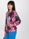 Bluza-RV-BL-8116.86P-czarno-różowy rozmiar - S/M