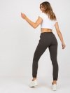Spodnie dresowe-RV-DR-7859.02P-ciemny khaki rozmiar - S